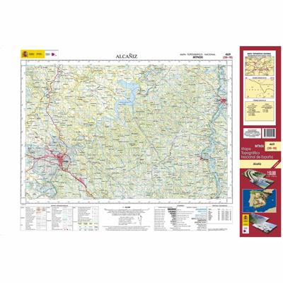 Topografische kaart 469 MT50 Alcañiz | CNIG - Instituto Geográfico Nacional1