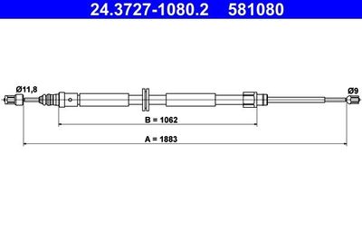 Handremkabel 24372710802