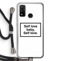 Self love: Huawei P Smart (2020) Transparant Hoesje met koord