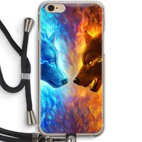 Fire & Ice: iPhone 6 / 6S Transparant Hoesje met koord