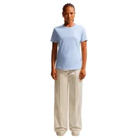 Nike Sportswear Club Essentials T-Shirt Dames Lichtblauw/Wit - Maat S - Kleur: LichtblauwWit | Soccerfanshop