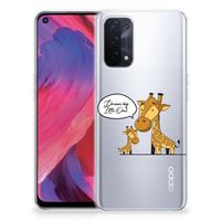 OPPO A93 5G Telefoonhoesje met Naam Giraffe