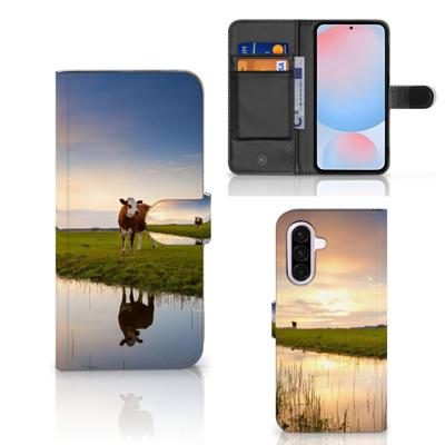 Samsung Galaxy A56 | Telefoonhoesje | Met pasjeshouder | Koe