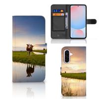 Samsung Galaxy A56 | Telefoonhoesje | Met pasjeshouder | Koe