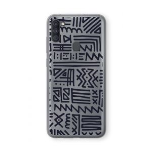Marrakech print: Samsung Galaxy A11 Transparant Hoesje