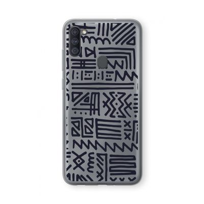 Marrakech print: Samsung Galaxy A11 Transparant Hoesje
