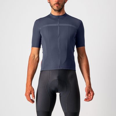 Castelli classifica fietsshirt korte mouw donkerblauw heren XL
