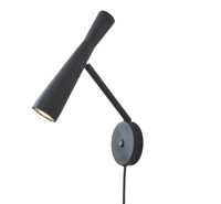 Wandlamp Bordeaux - Zwart - 10.5x26x34.5cm