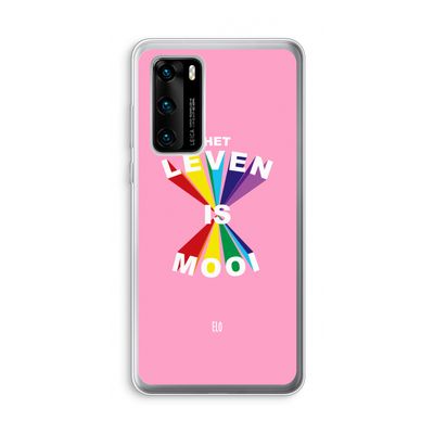 Het Leven Is Mooi: Huawei P40 Transparant Hoesje
