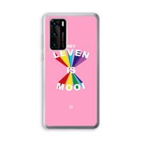 Het Leven Is Mooi: Huawei P40 Transparant Hoesje