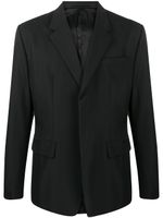 Prada blazer droit classique - Noir