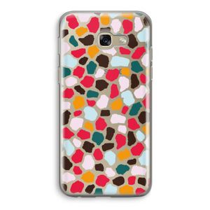 Colored Giraffe: Samsung Galaxy A5 (2017) Transparant Hoesje