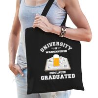 Studenten verkleed tas zwart university of Warmenhuizen voor dames
