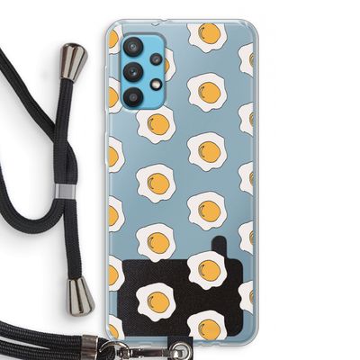 Bacon to my eggs #1: Samsung Galaxy A32 4G Transparant Hoesje met koord