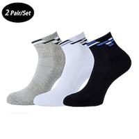 Voor heren 2 paar Multi-pakketten Sokken Hardloopsokken Casual sokken Zwart Wit Kleur Kleurenblok Sport Outdoor Dagelijks Vakantie Standaard Medium Lente Herfst Modieus Casual Lightinthebox