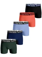 5-Pack jongens boxershorts - Core - Multipack katoenen jongens onderbroeken