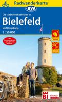 Fietsknooppuntenkaart 200406 ADFC Radwanderkarte Bielefeld und Umgebung | BVA BikeMedia