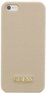 Guess Saffiano Hard Case Apple iPhone 5/5S/SE Beige