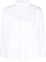 Jil Sander chemise en coton à manches longues - Blanc - thumbnail