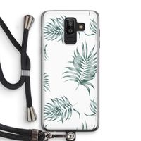 Simple leaves: Samsung Galaxy J8 (2018) Transparant Hoesje met koord