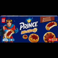 LU Prince MiniStars Koekjes Melkchocolade (5 x 37.4 g) 187g bij Jumbo
