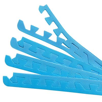 8 Eindstukken voor vloer Beschermingsmatten Blauw