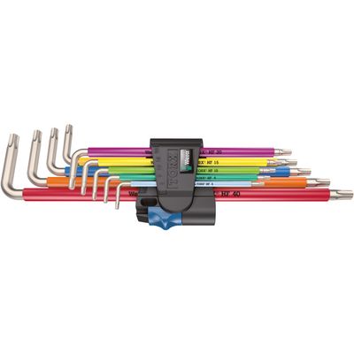 Wera Inbussleutelset TORX 3967/9 TX SXL Multicolour HF Stainless 1 schroevendraaier