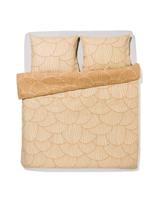 HEMA Dekbedovertrek 240x200/220cm zacht katoen schelpen zand (beige)