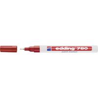 Edding 780 permanente marker Fijne punt Rood - thumbnail