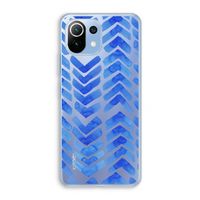 Blauwe pijlen: Xiaomi Mi 11 Lite Transparant Hoesje