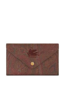 ETRO pochette à logo brodé - Rouge