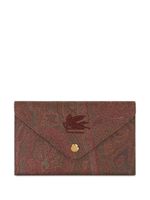 ETRO pochette à logo brodé - Rouge - thumbnail