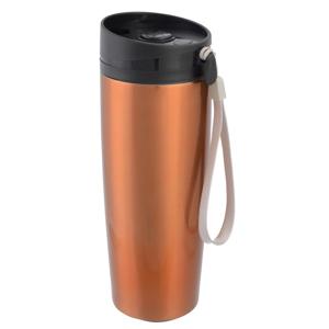 RVS Thermosbeker - Koffie reisbeker - Isoleerbeker - brons - 380 ml