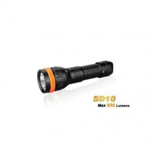 Fenix SD10 zaklantaarn Zwart, Oranje Zaklamp LED