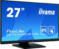 iiyama ProLite T2754MSC-B1AG computer monitor 68,6 cm (27") 1920 x 1080 Pixels Full HD LED Touchscreen Multi-gebruiker Zwart - thumbnail
