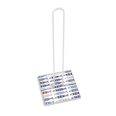 Houder voor keukenpapier Versa Vissen Metaal Staal Hout MDF (16,5 x 31 x 13 cm)