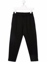 Balmain Kids pantalon de jogging à logo imprimé - Noir