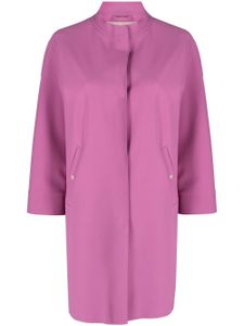 Herno concealed-fastening coat - Rose