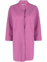 Herno concealed-fastening coat - Rose - thumbnail