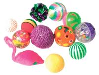 Zolux kattenspeelgoed fancy gekleurde ballen