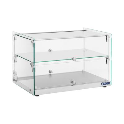 Gebaksvitrine - 50 l - 2 niveaus