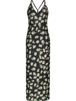 Natasha Zinko robe-nuisette à fleurs - Noir