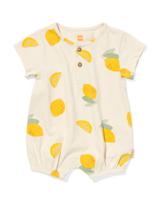 HEMA Newborn Jumpsuit Citroen Lichtgeel (lichtgeel)