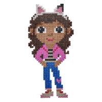 Hama midi strijkkralenset gift box - gabby's poppenhuis, 4000st.