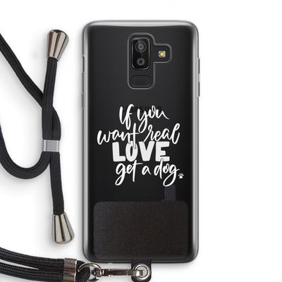 Partner in crime: Samsung Galaxy J8 (2018) Transparant Hoesje met koord