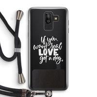 Partner in crime: Samsung Galaxy J8 (2018) Transparant Hoesje met koord