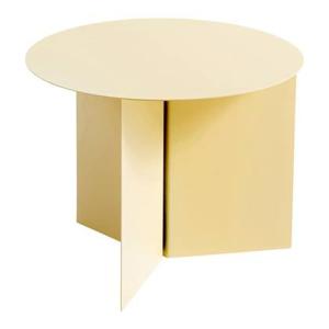 HAY Slit Table Round Bijzettafel Ø 45 cm - Pastel Geel