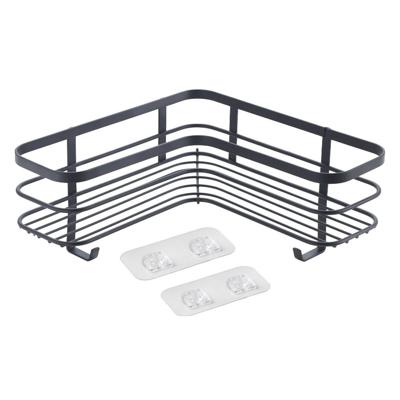 Metaltex Doucherek 25x25x13 cm Zwart/Metaal
