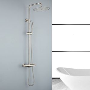 Regendouche BWS Exclusive 30 cm met Staafhanddouche 304 RVS