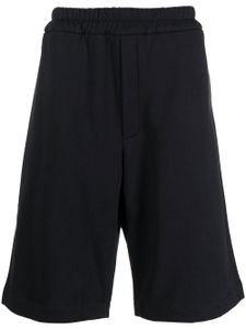 Jil Sander bermuda de sport à ceinture élastique - Bleu